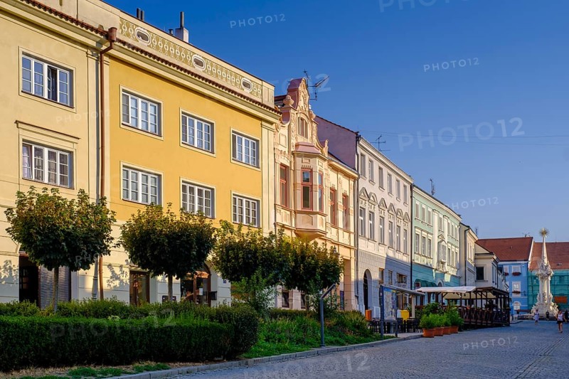 Old town centre, Mikulov, Breclav district, Jihomoravský region, South Moravia, Czech Republic, Europe
