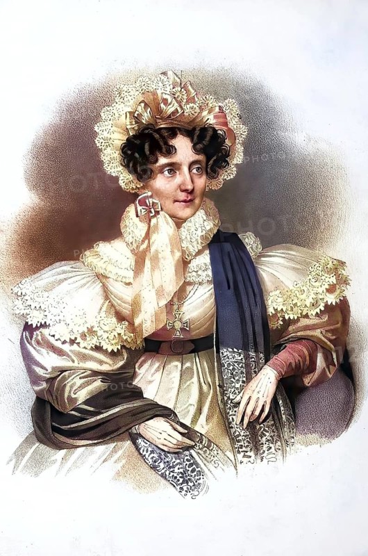 Sophie Countess Esterhazy, née Liechtenstein (1798-1869), Historical, digitally restored reproduction from a 19th century original, Record date not stated