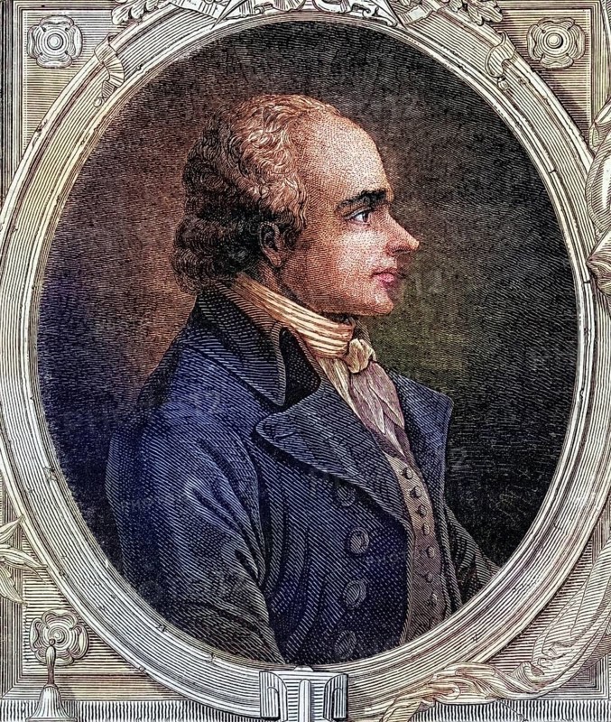 Jean-Denis Lanjuinais (born 12 March 1753 in Rennes, died 13 January 1827 in Paris) was a French politician during the French Revolution, Historical, digitally restored reproduction from a 19th century original, Record date not stated