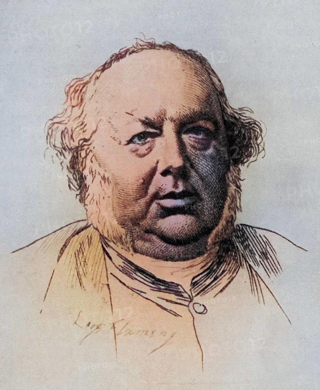 Jules Gabriel Janin, 1804-1874, French writer and critic. From the book The Masterpiece Library of Short Stories volume 4 French, Historical, digitally restored reproduction from a 19th century original, Record date not stated