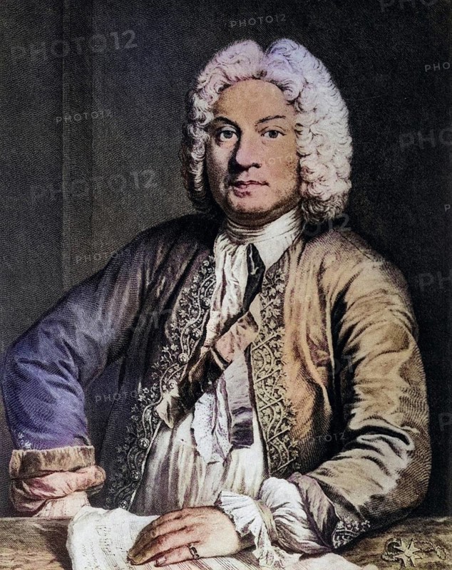Francoise Couperin (1668-1733), French baroque composer and organist, Historic, digitally restored reproduction from a 19th century original, Record date not stated