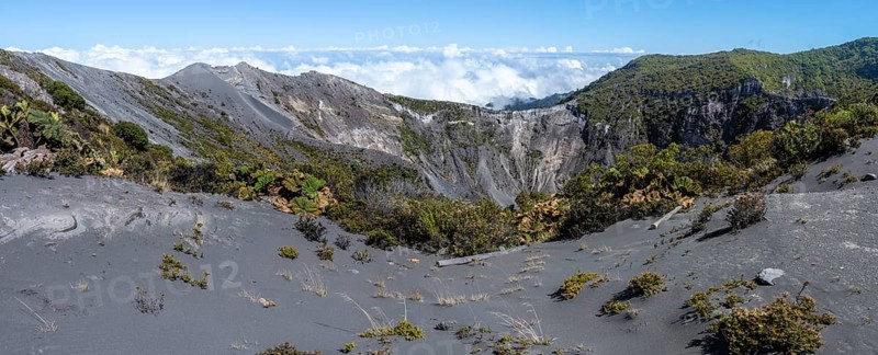 Irazu Volcano, Irazu Volcano National Park, Parque Nacional Volcan Irazu, Cartago Province, Costa Rica, Central America