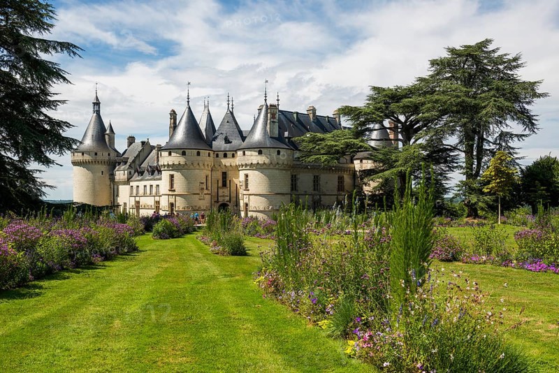 Chaumont Castle and Park, Château de Chaumont, Chaumont-sur-Loire, Loire, Département Loir-et-Cher, France, Europe
