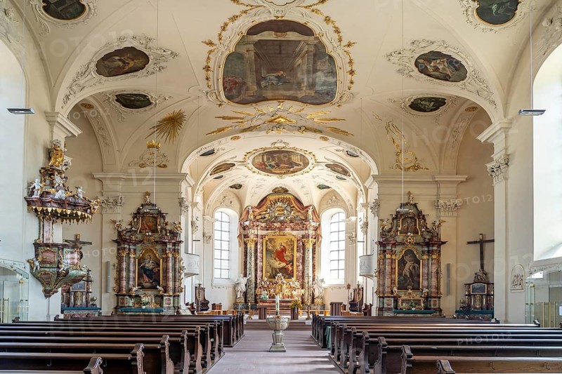 The Roman Catholic parish church of St Peter in Endingen am Kaiserstuhl, Baden-Württemberg, Germany, Europe