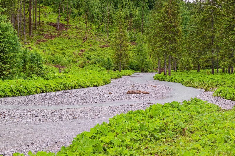 Enger-Grund creek, Eng valley, Tyrol, Austria, Europe