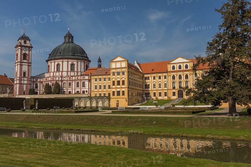 Castle Jaromerice nad Rokytnou is located in Jaromerice nad Rokytnou in Okres Trebic, Czech Republic. It is called the Moravian Versailles because of its interiors and the baroque garden, through which the Rokytna river flows
