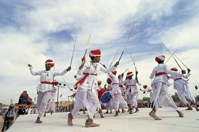 Bhil adivasi dance, folk dance, madhya pradesh, India, Asia