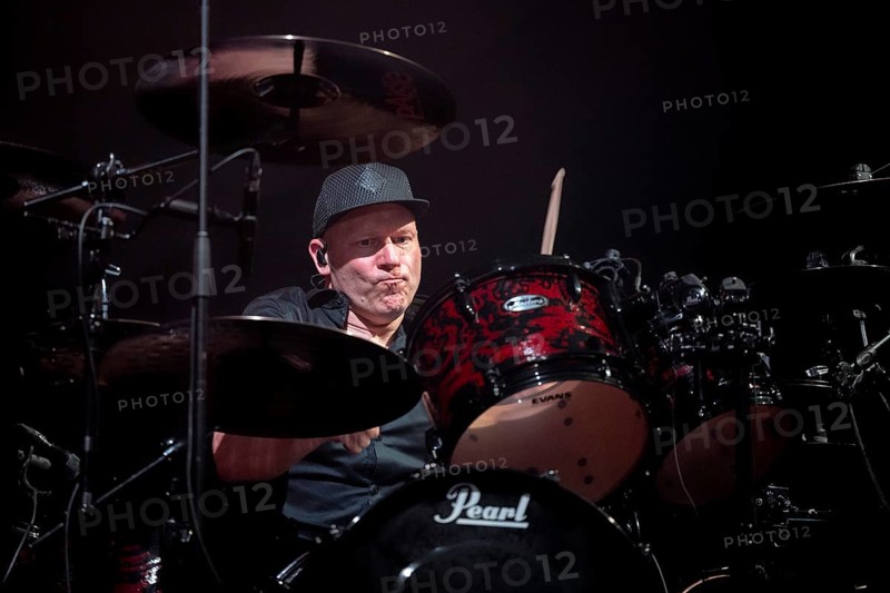 BULLET FOR MY VALENTINE, Metal Band, GB, Jason Bowld, Drummer, Poisoned Ascendancy EU Tour 2025 Celebrating the 20th Anniversary of the Iconic Albums, concert, 14.02.2025, Max-Schmeling-Halle, Berlin, Germany < english> BULLET FOR MY VALENTINE, Metal Band, GB, performing, February 14th, 2025, Max-Schmeling-Halle, Berlin, Germany, Europe