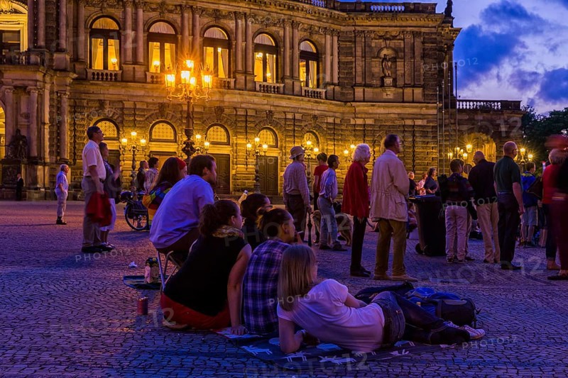 Richard Strauss Gala, broadcast from the Semperoper onto the Theaterplatz