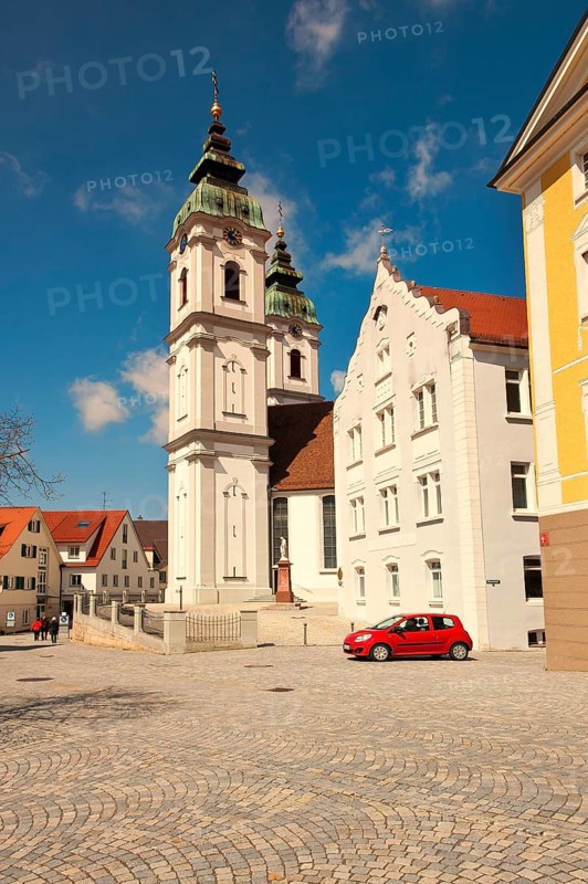 St. Peter's Catholic Parish Church, formerly the monastery church of the Augustinian Canons' Monastery of St. Peter, 1479, from 1712 Baroque, Bad forest lake, Baden-Württemberg, Germany, Europe