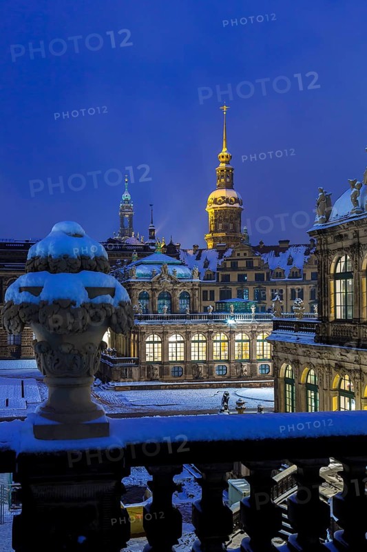 Dresden Zwinger in Winter