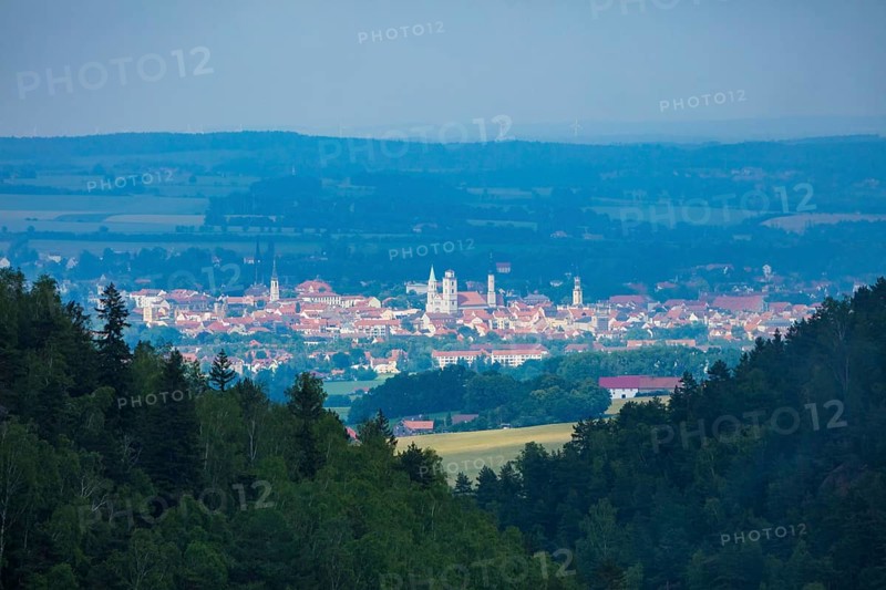 View of Zittau from Oybin
