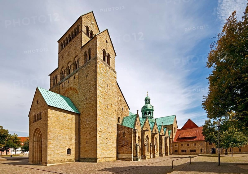 St. Mary's Cathedral, High Cathedral Church of St. Mary's Assumption, UNESCO World Heritage Site, Hildesheim, Lower Saxony, Germany, Europe