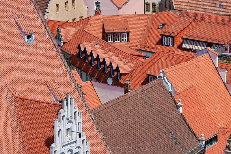Meissen roofs in the old town
