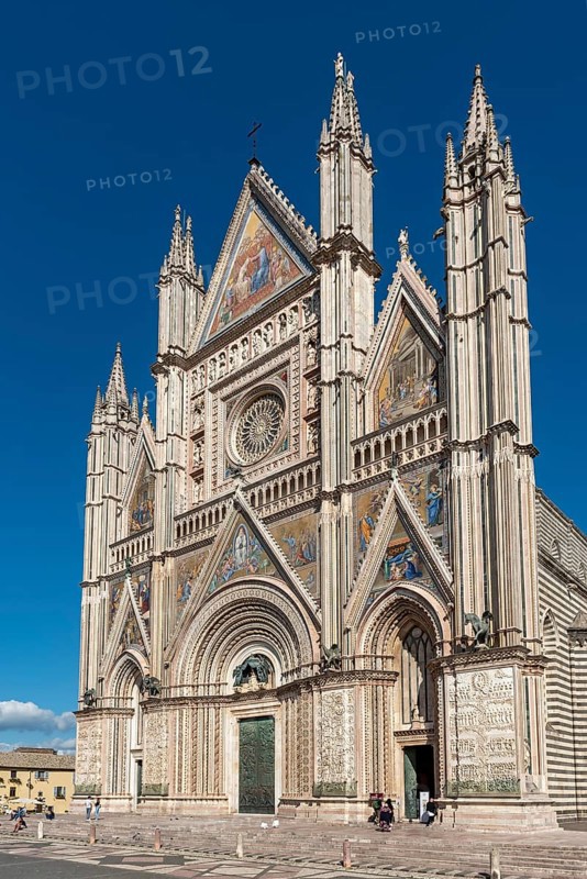 Orvieto Cathedral, Duomo di Orvieto, Umbria, Italy, Europe