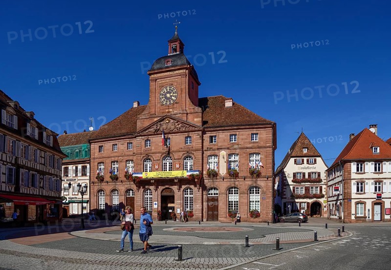 Wissembourg Town Hall, Weissenburg, Alsace, Bas-Rhin Prefecture, Grand Est Department, France, Europe