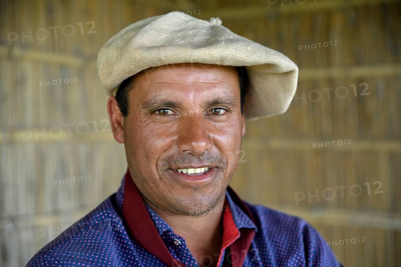Gaucho at Puesto Mingo, portrait, Esteros del Iberá, at Concepción del Yaguareté Corá, Corrientes Province, Argentina, South America