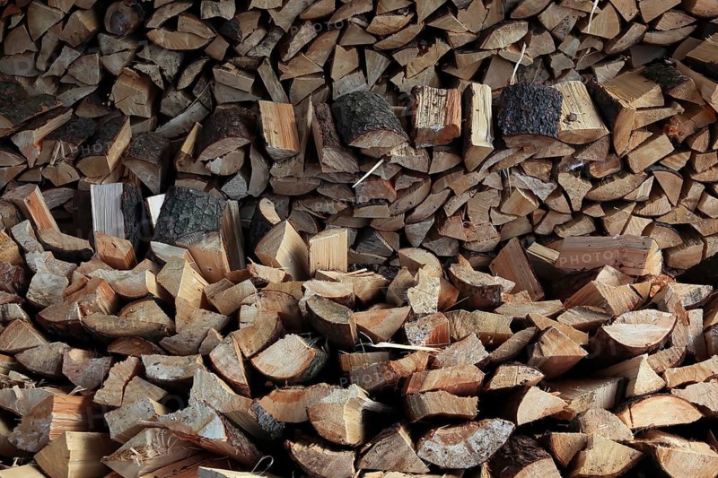 Firewood, split logs