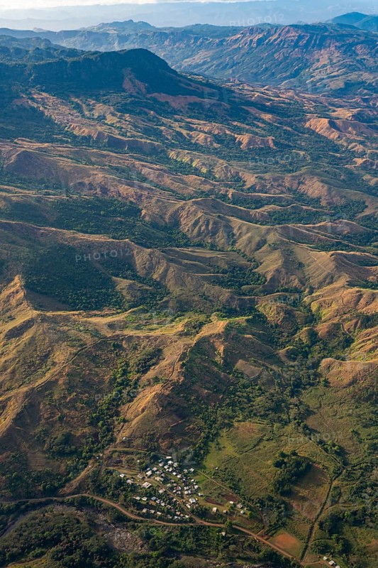 Aerial of Viti Levu, Fiji, South Pacific, Oceania