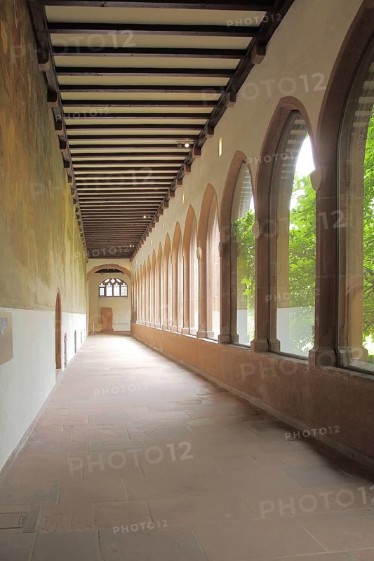 Cloister in the Carmelite Monastery, Monastery, Institute for Urban History, Old Town, Main, Frankfurt, Hesse, Germany, Europe