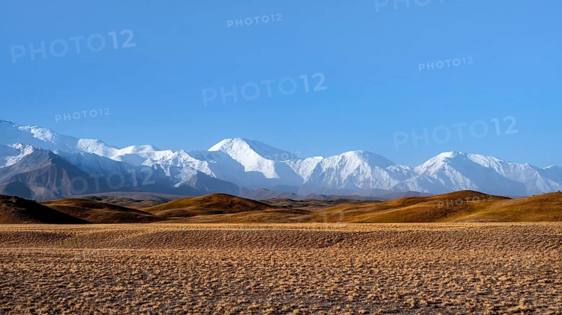 Snow-capped mountains, Pamir Mountains, high mountains, Transalai Range, Alay District, Kyrgyzstan, Asia