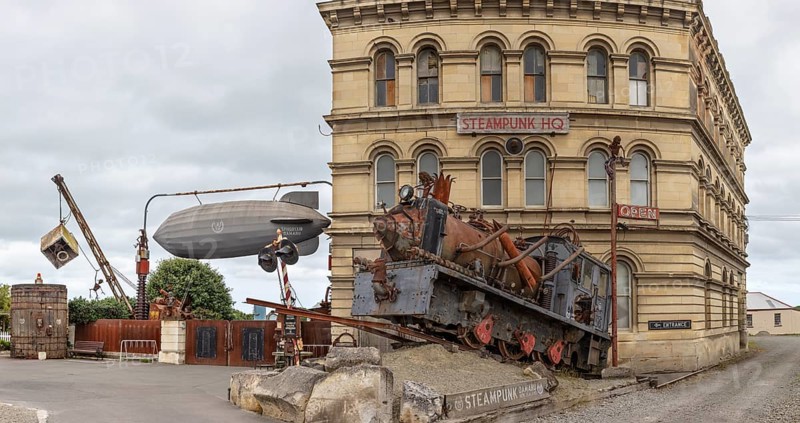 Steampunk, Oamaru, Bezirk Waitaki, Otago, Neuseeland