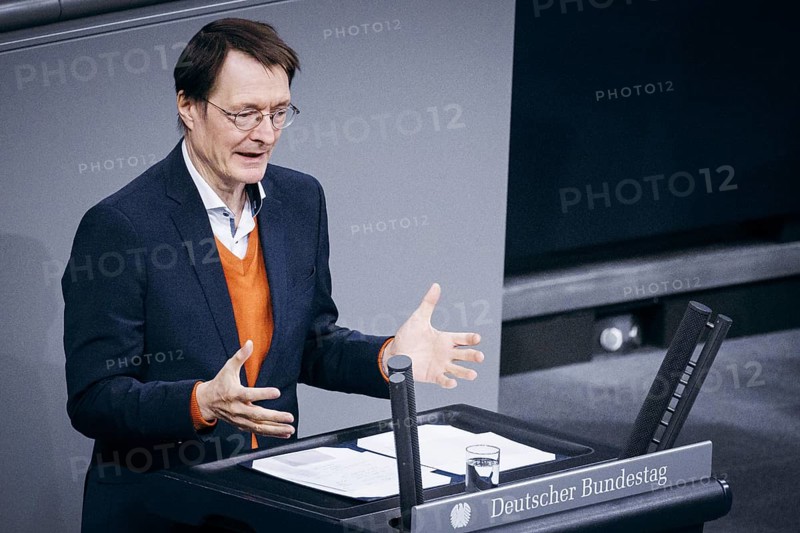 Karl Lauterbach (SPD), Bundesminister fuer Gesundheit, aufgenommen im Rahmen einer Rede zur 144. Sitzung des 20. Deutschen Bundestages in Berlin, 14.12.2023. Berlin, 14.12.2023
