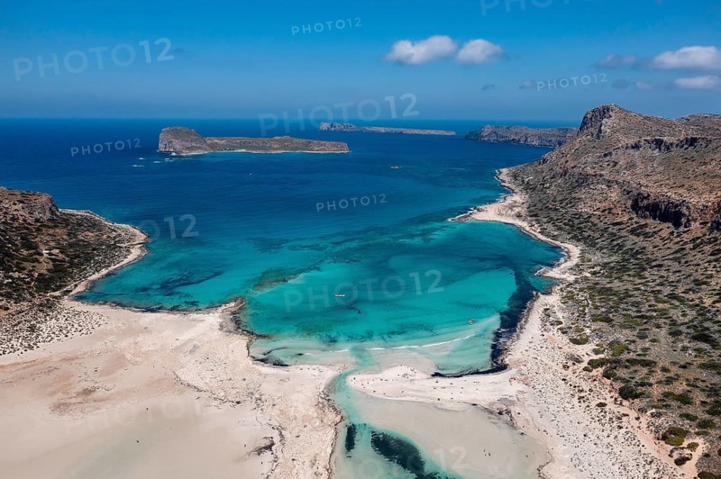 Balos Beach and Bay, Gramvousa Peninsula, Crete, Greece, Gramvousa, Crete, Greece, Europe