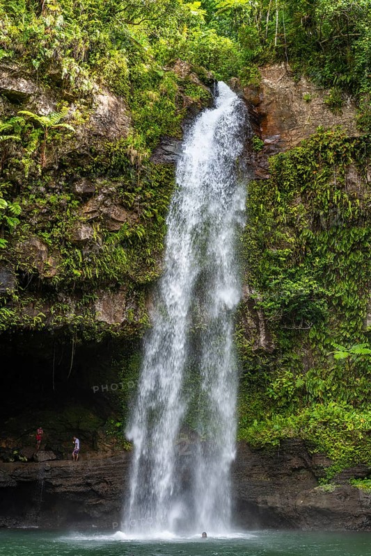 Tavoro Falls, Bouma National Park, Taveuni, Fiji, South Pacific, Oceania