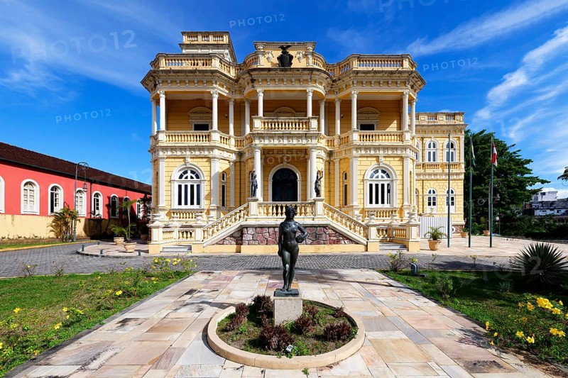 Cultural center Rio Negro Palace, Former seat of government, Manaus, Amazonia State, Brazil, South America