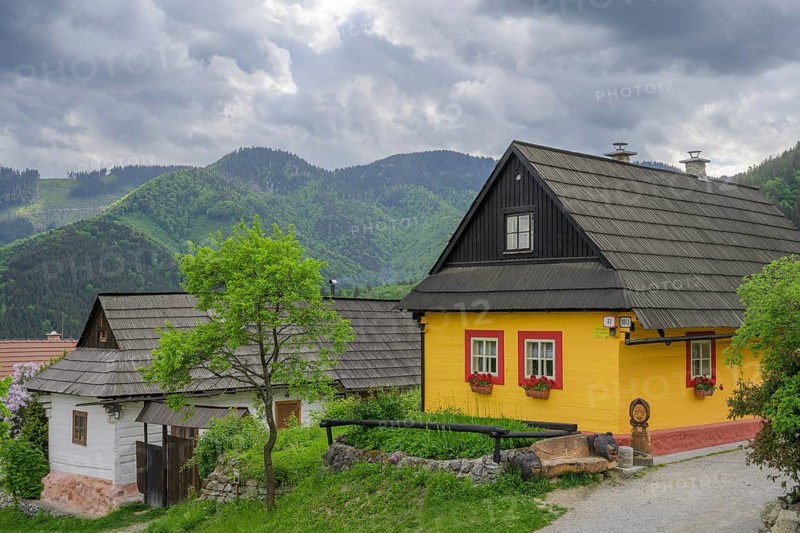 Vlkolinec Village, Unesco World Heritage Site, Ružomberok, Žilinský kraj, Slovakia, Europe