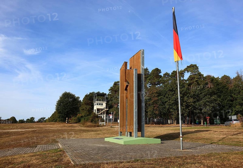 Point Alpha, memorial and meeting place on the road between Geisa (Thuringia) and Rasdorf (Hesse), Germany, Memorial, Europe