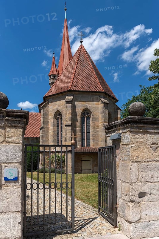 The Protestant St. Matthew's Church, mentioned since 1477, Heroldsberg, Middle Franconia, Bavaria, Germany, Europe