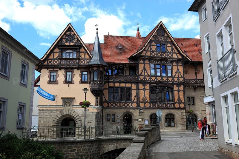 Henneberger Haus, Meiningen, Schmalkalden-Meiningen County, Thuringia, Germany, Europe