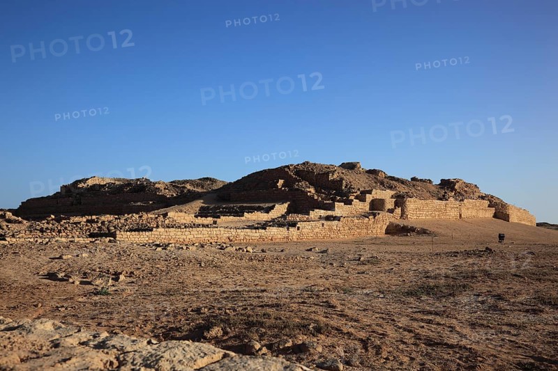 Settlement remains of the city and incense port of Al-Baleed, Unesco World Heritage Site, Salalah, Oman, Asia