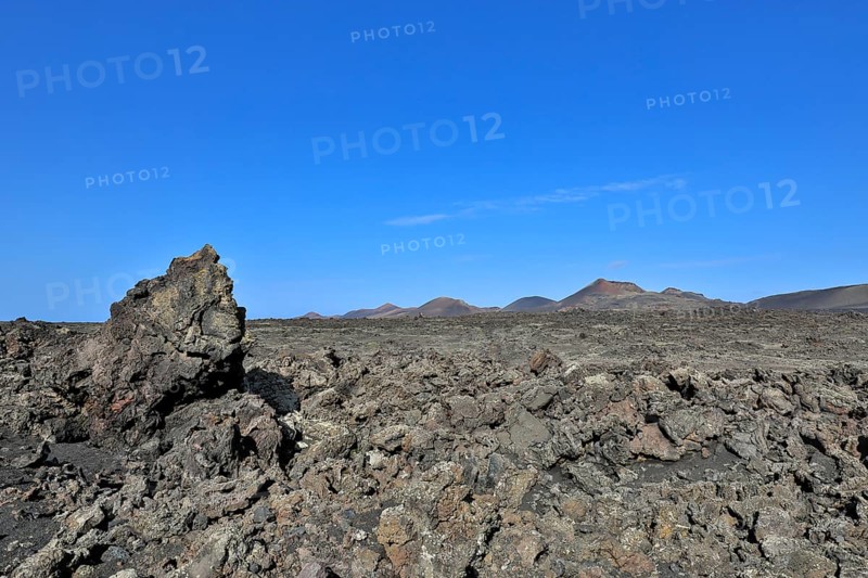 Montaña del Señalo Volcano, Timanfaya National Park, Lanzarote, Canary Islands, Spain, Europe