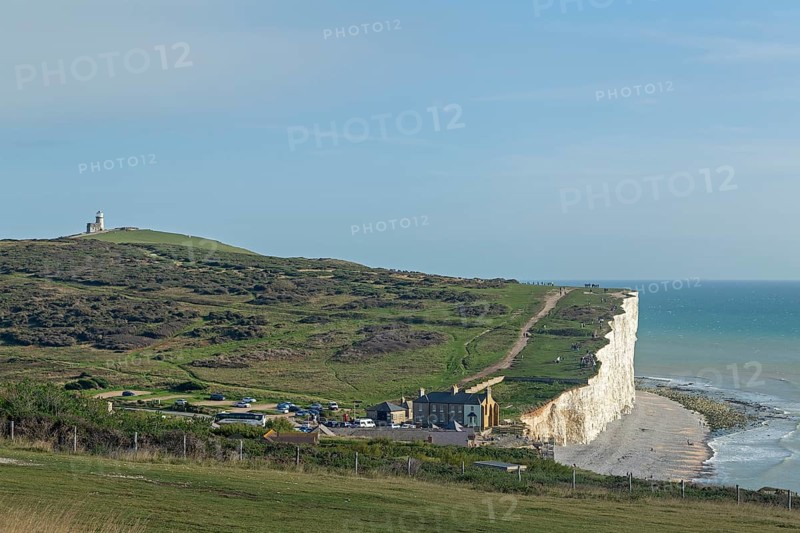 Birling Gap, part of The Seven Sisters chalk cliffs, South Downs, England, United Kingdom, Europe