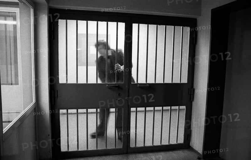 The correctional institution (JVA) in Iserlohn-Drueplingsen, here on 20 January 1975, is a juvenile detention centre for young people from 14 to 24 years of age, who can also learn many professions at this facility, Germany, Europe