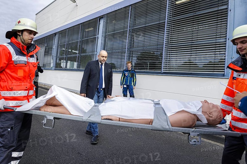 Omid Nouripour, Federal Chairman of Bündnis 90 Die Grünen, Bonn, 18.07.2023. Visit to the Federal Office of Civil Protection and Disaster Assistance., Bonn, Germany, Europe