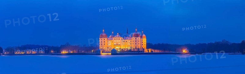 Moritzburg Baroque Palace in Winter