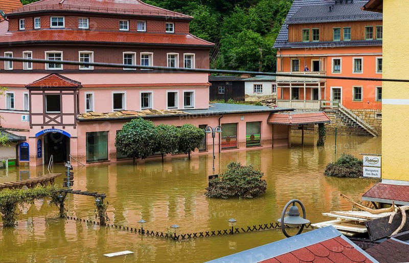 Flood in Rathen