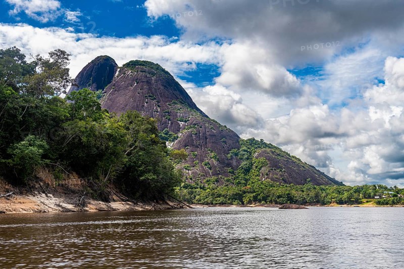 Huge granite hills, Cerros de Mavecure, Eastern Colombia