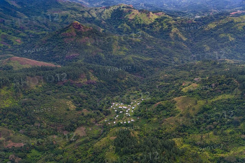 Aerial of Viti Levu, Fiji, South Pacific, Oceania