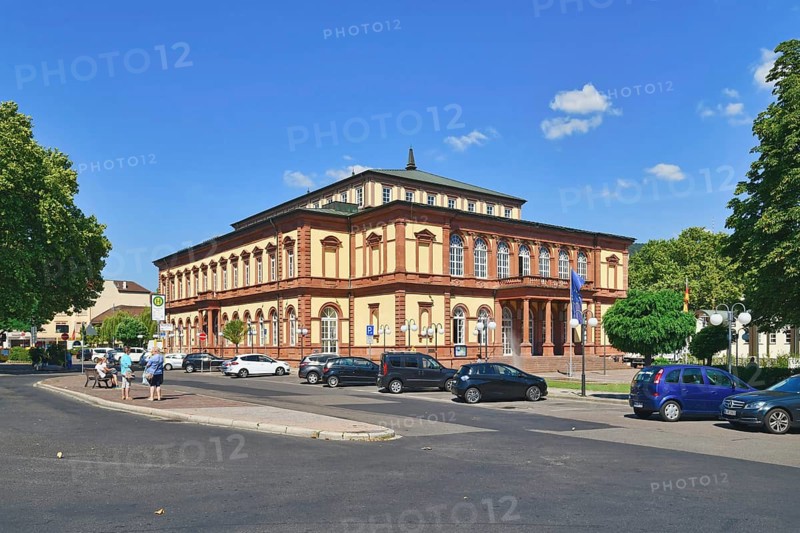 Neustadt an der Weinstrasse, Germany, August 2022: Saalbau, a multifunctional event and congress center used for cultural events, Europe