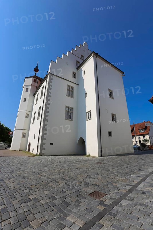 Werdenberg Castle, Werdenbergschloss, Renaissance castle of the Counts of Werdenberg, today Werdenberg School, historic building, architecture, façade, windows, tower, bell, cobblestones, Trochtelfingen, Baden-Württemberg, Germany, Europe