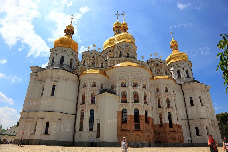 The Uspensky Cathedral, part of the Kiev Cave Monastery, Holy Mary Ascension Monastery, Pecherskaya Lavra, Kiev, Ukraine, Europe