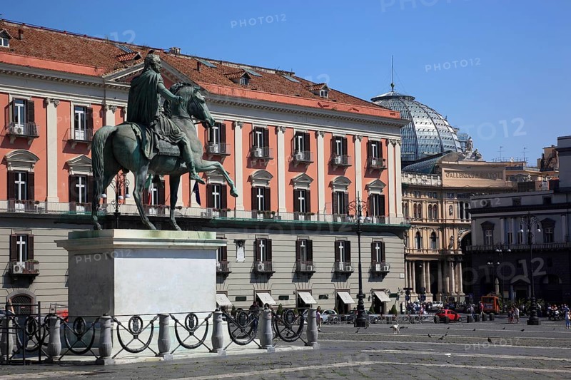 Palazzo Salerno in Piazza del Plebiscito, Naples, Campania, Italy, Europe