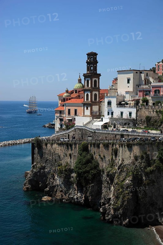 Atrani on the Amalfi Coast, Campania, Italy, Europe