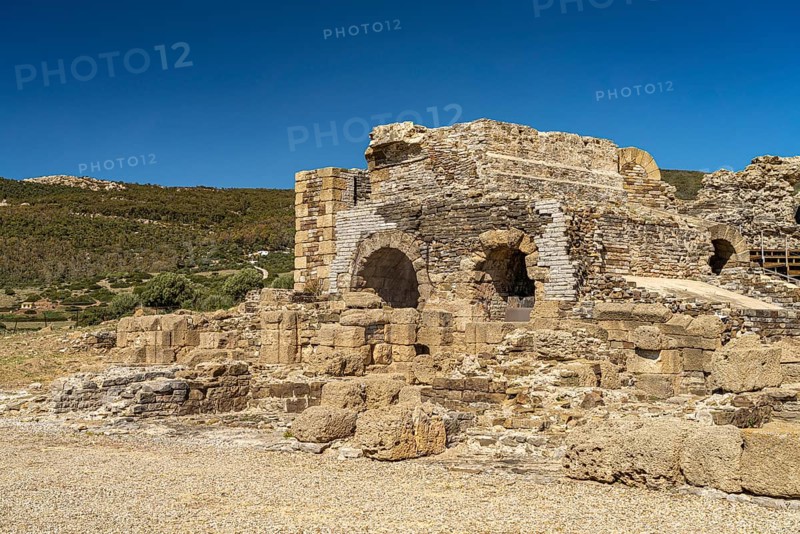 Roman ruins of Baelo Claudia in Bolonia, Tarifa, Costa de la Luz, Andalucia, Spain, Europe