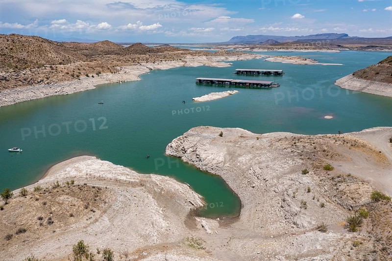 Truth or Consequences, New Mexico, The Elephant Butte reservoir on the Rio Grande holds water for southern New Mexico and western Texas, but is only 7% full due to the drought in the southwestern United States
